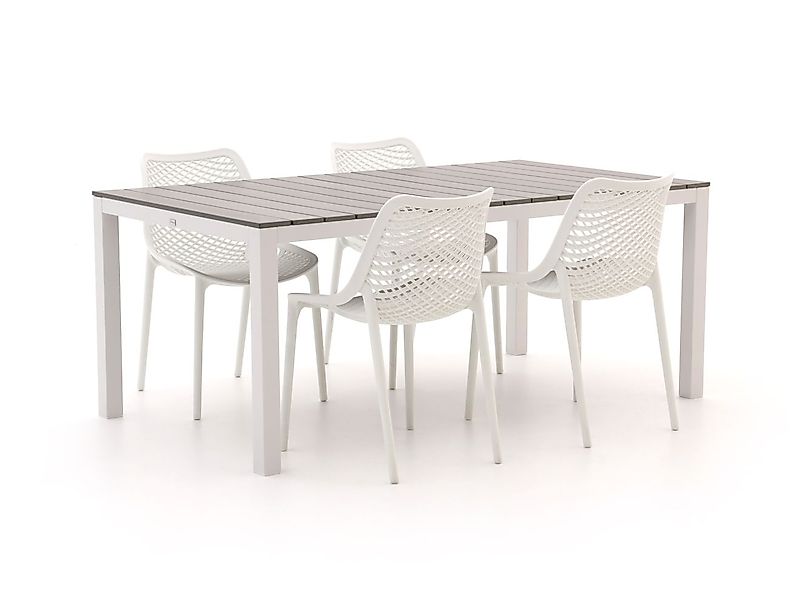 Forza Ripi/Fidenza 183 cm Gartenmöbel-Set 5-teilig stapelbar günstig online kaufen