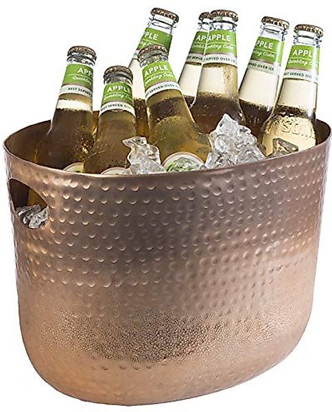 Buddys Wein- und Sektkühler "Buddy´s Bar" 7 Liter, aus Aluminium, Kupfer ge günstig online kaufen