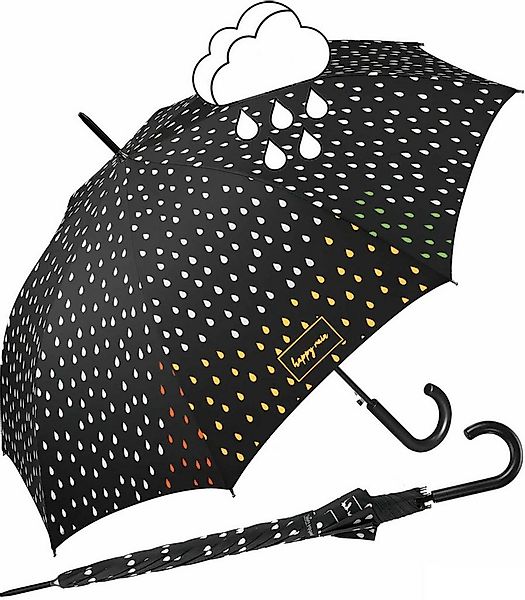 HAPPY RAIN Stockregenschirm großer Damen-Regenschirm mit Auf-Automatik, die günstig online kaufen