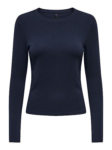 ONLY T-Shirt ONLRILEY O-NECK L/S TOP JRS NOOS, Night Sky günstig online kaufen
