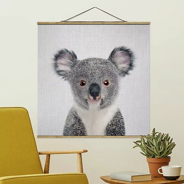 Stoffbild mit Posterleisten Baby Koala Klara günstig online kaufen