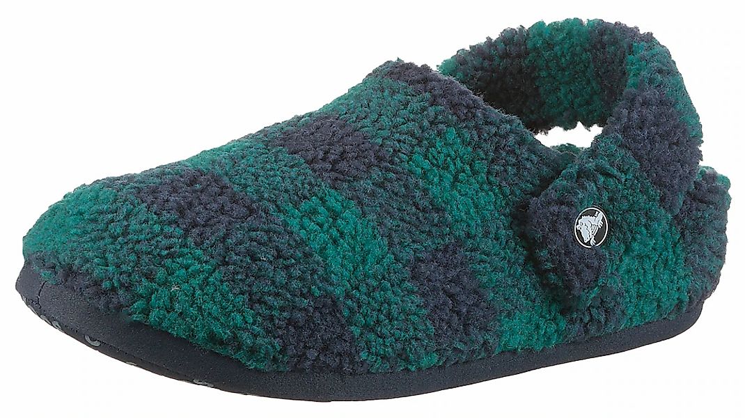 Crocs Hausschuh "Classic Buff Check Cozzy Slipper", Pantoffel, Mule mit kar günstig online kaufen