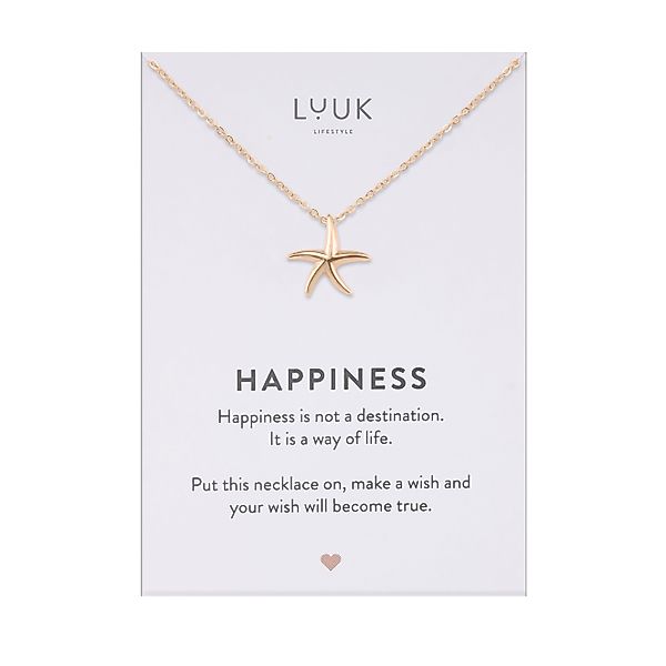 LUUK LIFESTYLE Kette mit Anhänger Seestern, günstig online kaufen