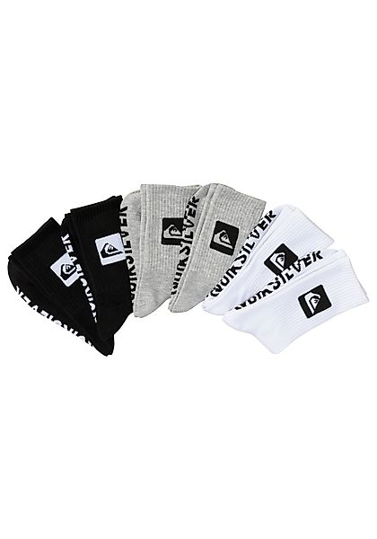 Quiksilver Sportsocken 6 PK SOLID CREW günstig online kaufen