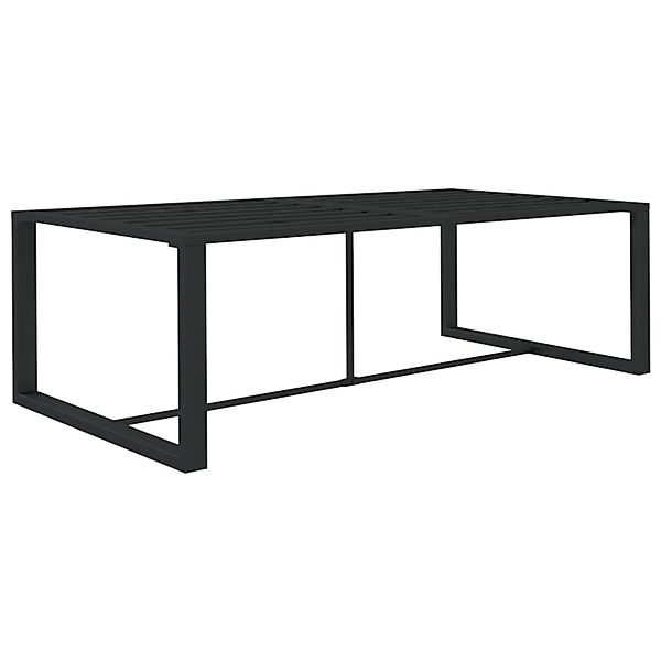 vidaXL Garten-Esstisch Anthrazit 120x60x66 cm Aluminium 318312 günstig online kaufen