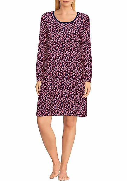 GÖTZBURG Nachthemd "Herbstblume" Ohne Taschen florales Design, Langarm, Run günstig online kaufen