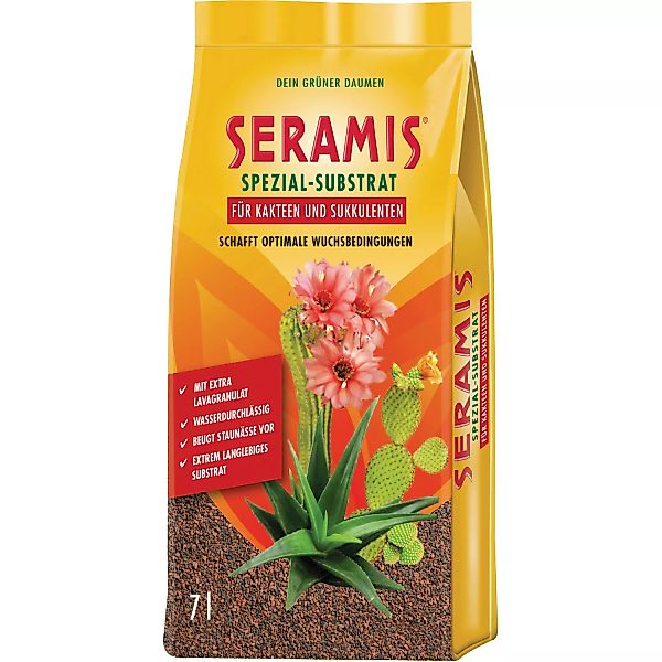 Seramis Spezial-Substrat für Kakteen & Sukkulenten 7 l günstig online kaufen