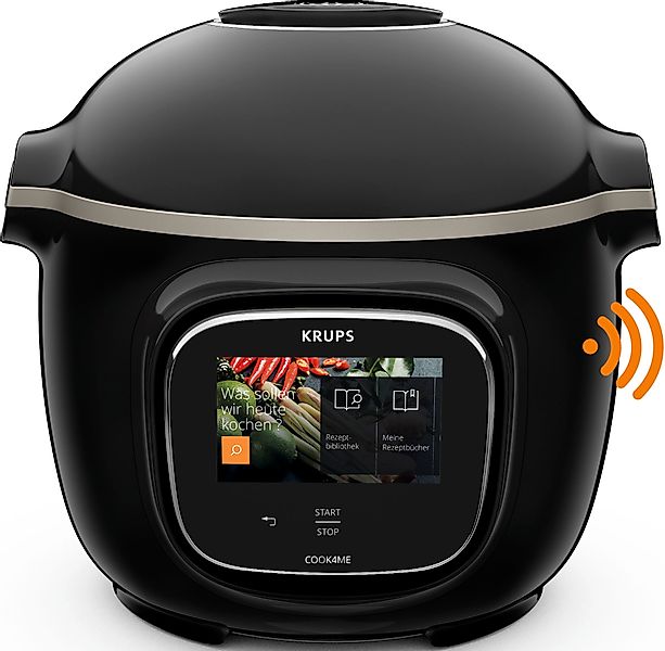 Krups Multikocher »CZ9128 Cook4Me Touch«, elektr. Schnellkochtopf, WLAN-fäh günstig online kaufen
