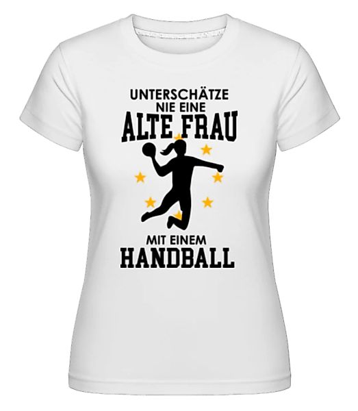 Handballerin Nicht Unterschätzen · Shirtinator Frauen T-Shirt günstig online kaufen