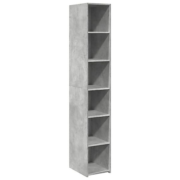 vidaXL Highboard Highboard Betongrau 30x41x185 cm günstig online kaufen