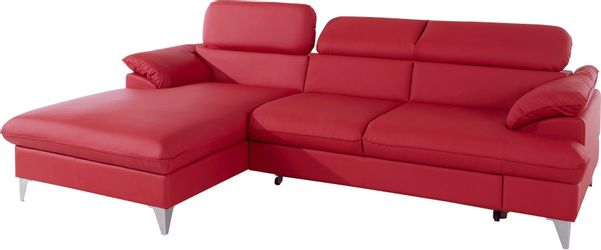 COTTA Ecksofa "Caluso L-Form" mit Kopfteilverstellung, wahlweise mit Bettfu günstig online kaufen