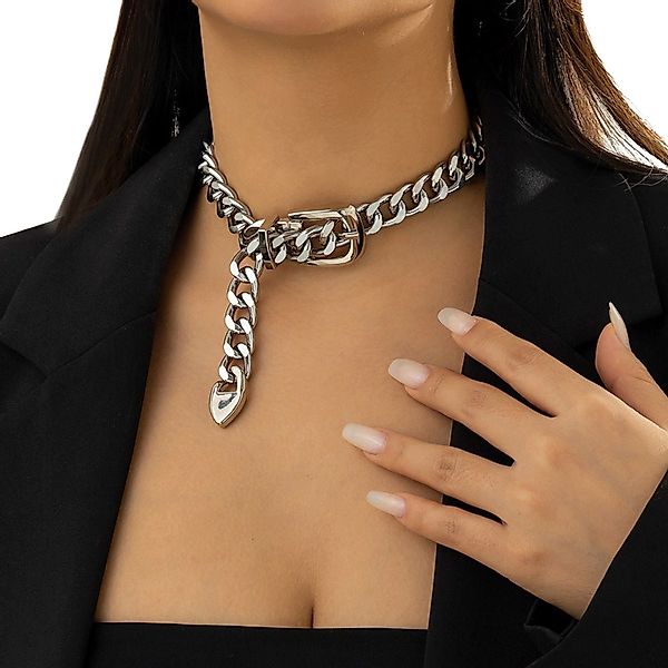 AUKUU Kette mit Anhänger Punkige Dicke günstig online kaufen