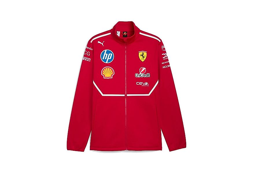 Scuderia Ferrari Sweatjacke Team Softshell 2025 rot günstig online kaufen