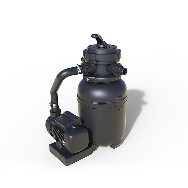 OK-Living Pool-Filterpumpe, Schwarz, 7000 Liter/Stunde (Set) günstig online kaufen