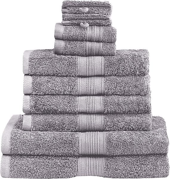 GREEN MARK Textilien Handtuch Set 10er-Set Premium Frottier Handtuch-Set, 1 günstig online kaufen