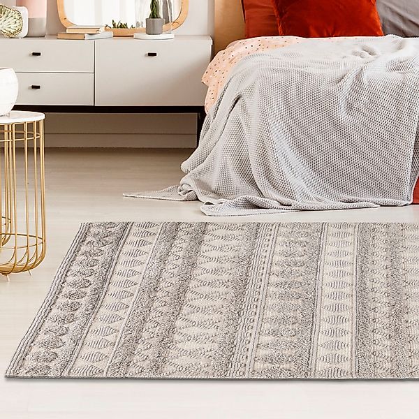 LUXOR living Wollteppich »Hägga«, rechteckig, 15 mm Höhe, Handweb Teppich, günstig online kaufen