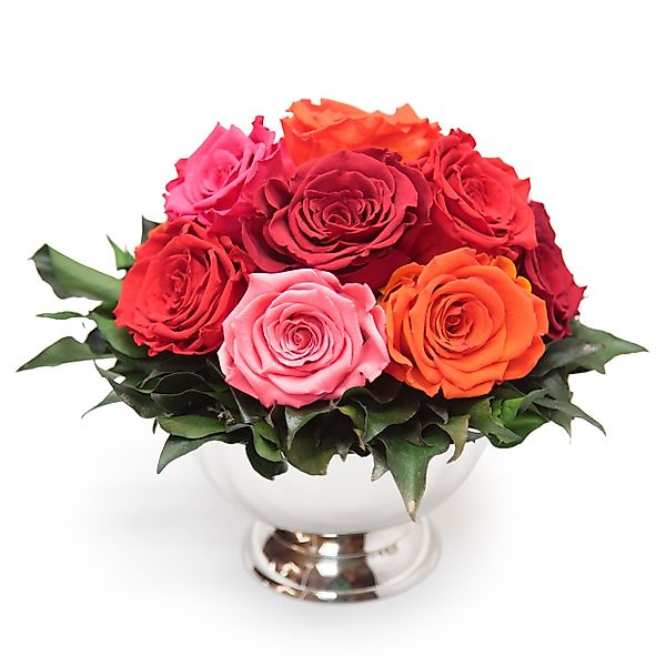 Gestecke Blumengesteck 11 Infinity Rosen in günstig online kaufen