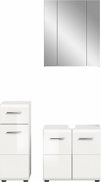 welltime Badmöbel-Set "FLORENZ, TOPSELLER, 3-teilige Badkombination, hochwe günstig online kaufen