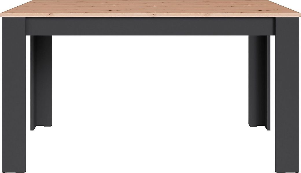 byLIVING Esstisch Nori, Küchentisch in Eicheoptik, Gestell wahlweise anthra günstig online kaufen