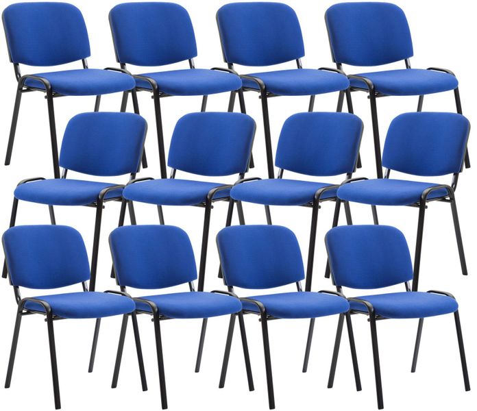 CLP Besucherstuhl Ken Stoff (12er Set), günstig online kaufen