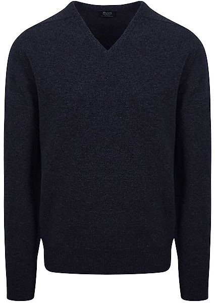 William Lockie Pullover Lambswool V Midnight Navy - Größe XXL günstig online kaufen