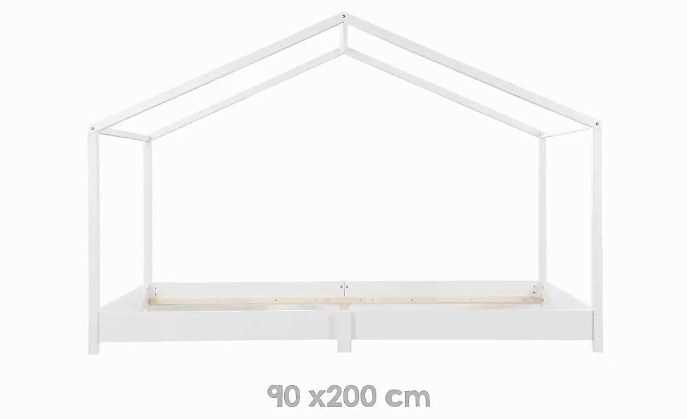 roba® Hausbett bodentief aus Massivholz, 90 x 200 cm oder 70 x 140 cm (Komp günstig online kaufen