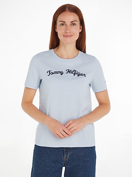 Tommy Hilfiger Kurzarmshirt REG SCRIPT C-NK günstig online kaufen