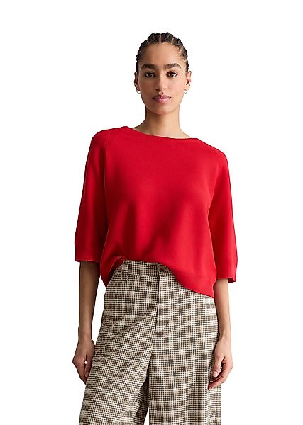 Marc OPolo DENIM Strickpullover "aus kompaktem Baumwollgarn" günstig online kaufen