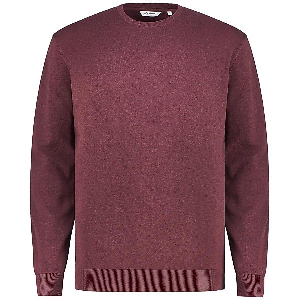 Pfundskerl Feinstrickpullover aus Baumwolle Farbe weinrot Größe: 5XL günstig online kaufen