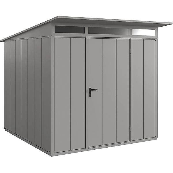 Hörmann Gerätehaus Elegant mit Pultdach Typ 2 RAL9007 Graualuminium Einzelt günstig online kaufen
