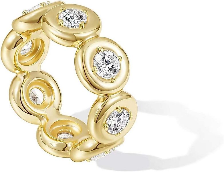 Jumpeak Diamantring 0.1ct DE VVS/VS,lab grown diamant ring,verlobungsring,g günstig online kaufen