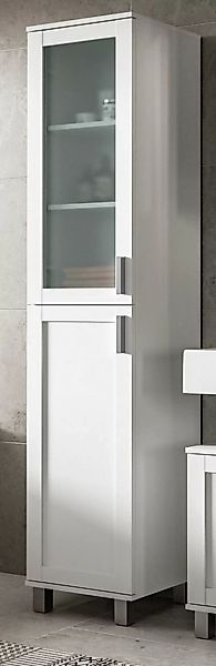 Furn.Design Hochschrank Mood (Badschrank in weiß, 2-türig, 35 x 189 cm) mit günstig online kaufen