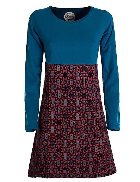 Vishes Tunikakleid Damen Langarm Longshirt-Kleid Sweatkleid günstig online kaufen