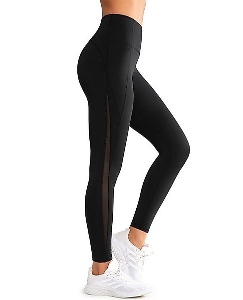 Yvette Leggings Damen Sport Leggings mit Tasche Mesh hohe Taille, E110599A1 günstig online kaufen