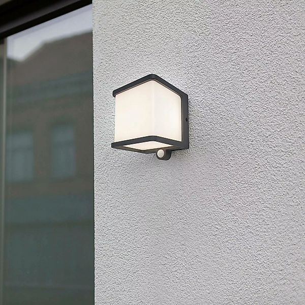 LED-Solarwandleuchte Doblo mit Sensor, Breite 11cm günstig online kaufen