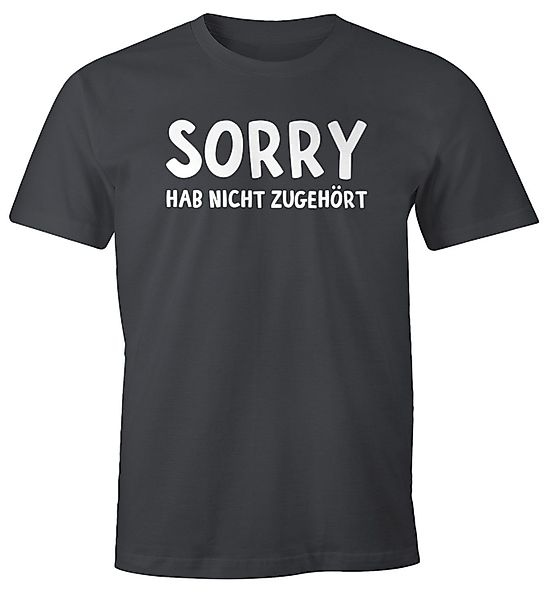 MoonWorks Print-Shirt Herren T-Shirt Fun-Shirt Spruch-Shirt günstig online kaufen