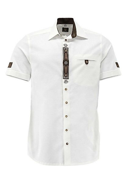 OS Trachten Trachtenhemd Livare Regular Fit, Haifischkragen, Kontrastverarb günstig online kaufen