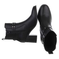 Ital-Design Modischer Stiefel mit Nieten und günstig online kaufen