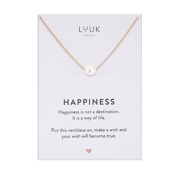 LUUK LIFESTYLE Kette mit Anhänger Perle günstig online kaufen