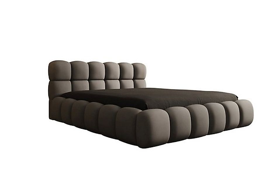 Luxusbetten24 Polsterbett Designer Polsterbett Boston Stoff, mit Stauraum, günstig online kaufen