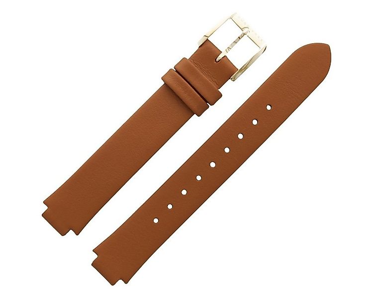 BOSS Uhrenarmband 10mm Leder Braun 659302725 günstig online kaufen