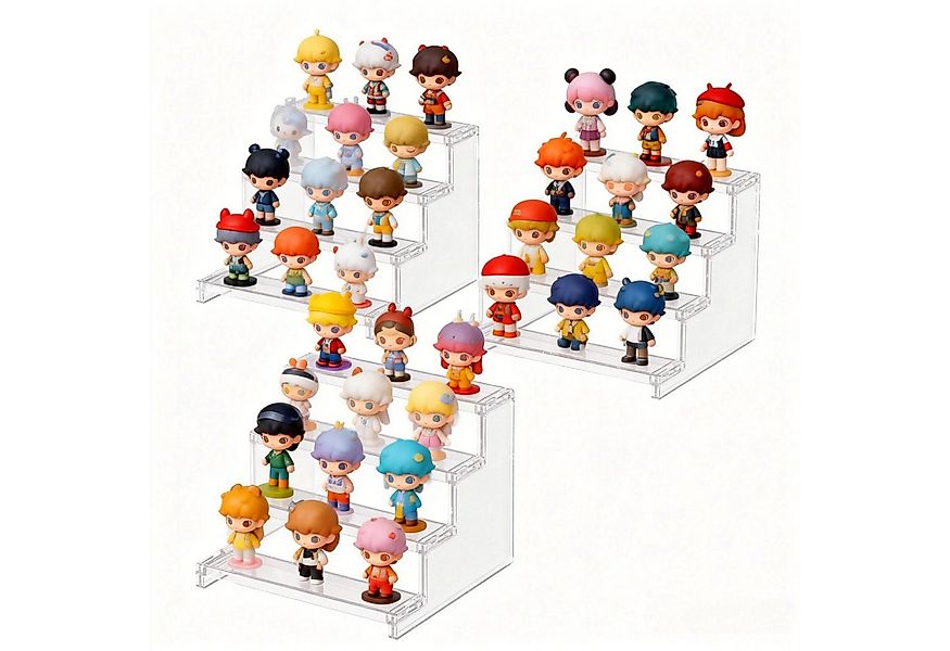 Lifewit Stufenregal Transparenter Kunststoff Ausstellungsständer zur kleine günstig online kaufen