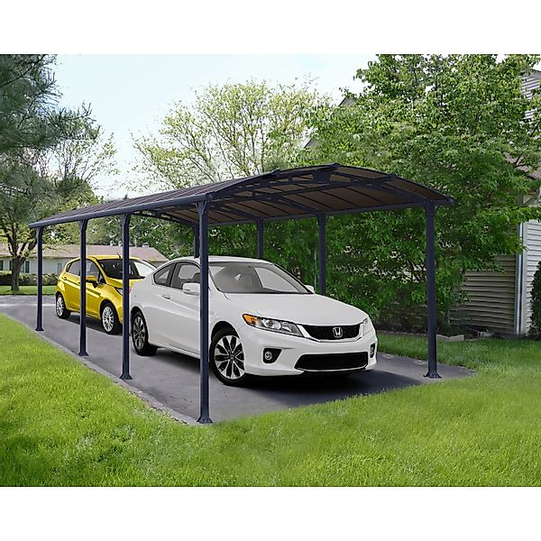 Canopia Carport Arcadia 8500 Anthrazit 360 cm x 860 cm günstig online kaufen
