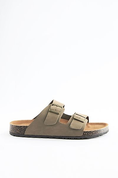 Next Ledersandalen mit zwei Schnallen Pantolette günstig online kaufen