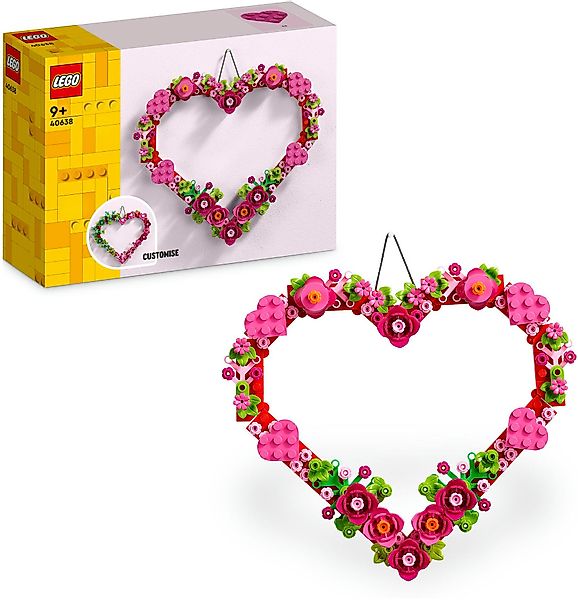 LEGO® Herz-Deko (40638), LEGO Iconic Konstruktionsspielsteine, günstig online kaufen