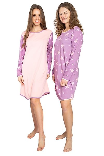 Consult-Tex Nachthemd Damen Nachthemd 2 Stück günstig online kaufen