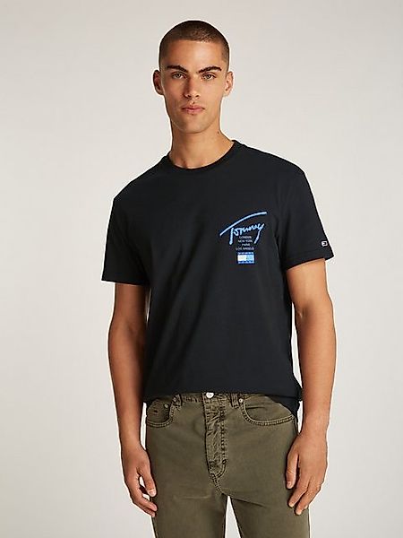 Tommy Jeans Plus Rundhalsshirt TJM REG TOMMY SIGN CITY TEE EXT in Großen Gr günstig online kaufen