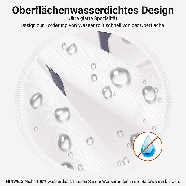 LuxusKollektion Duschvorhang Duschvorhang Weizenohr 120x180cm Antischimmel günstig online kaufen