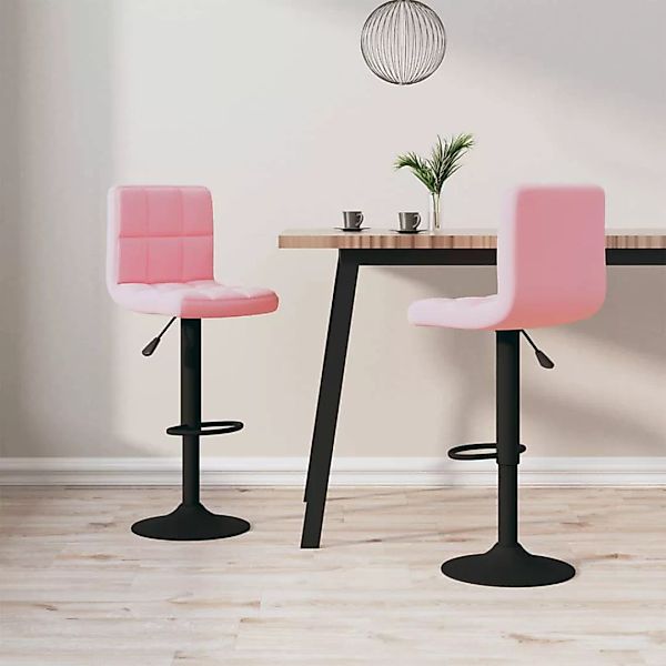 vidaXL Barhocker Barhocker 2 Stk. Rosa günstig online kaufen