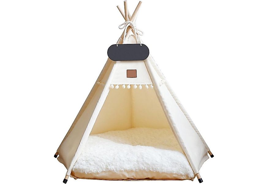 zggzerg Tierbett Hundezelt Katzenzelt mit Kissen Waschbar Haustierzelte Häu günstig online kaufen